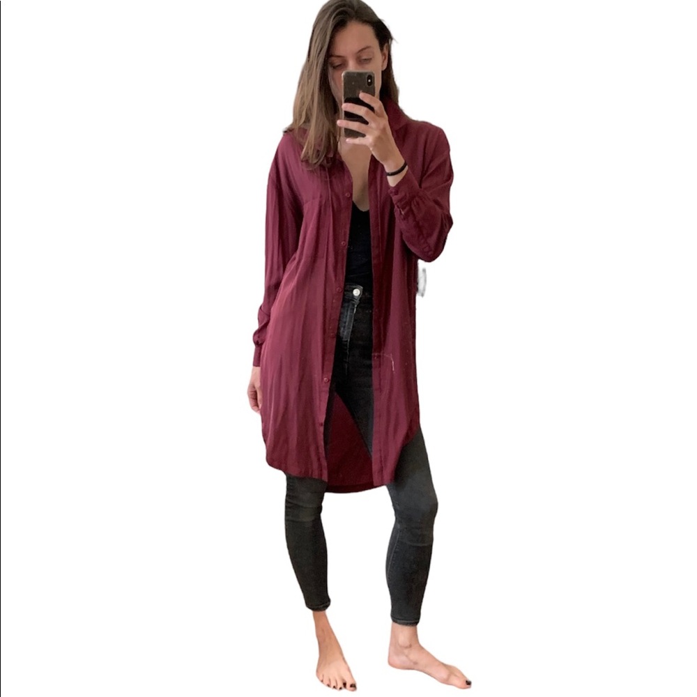 JUST FEMALE Shirt Tunic Dress Size S